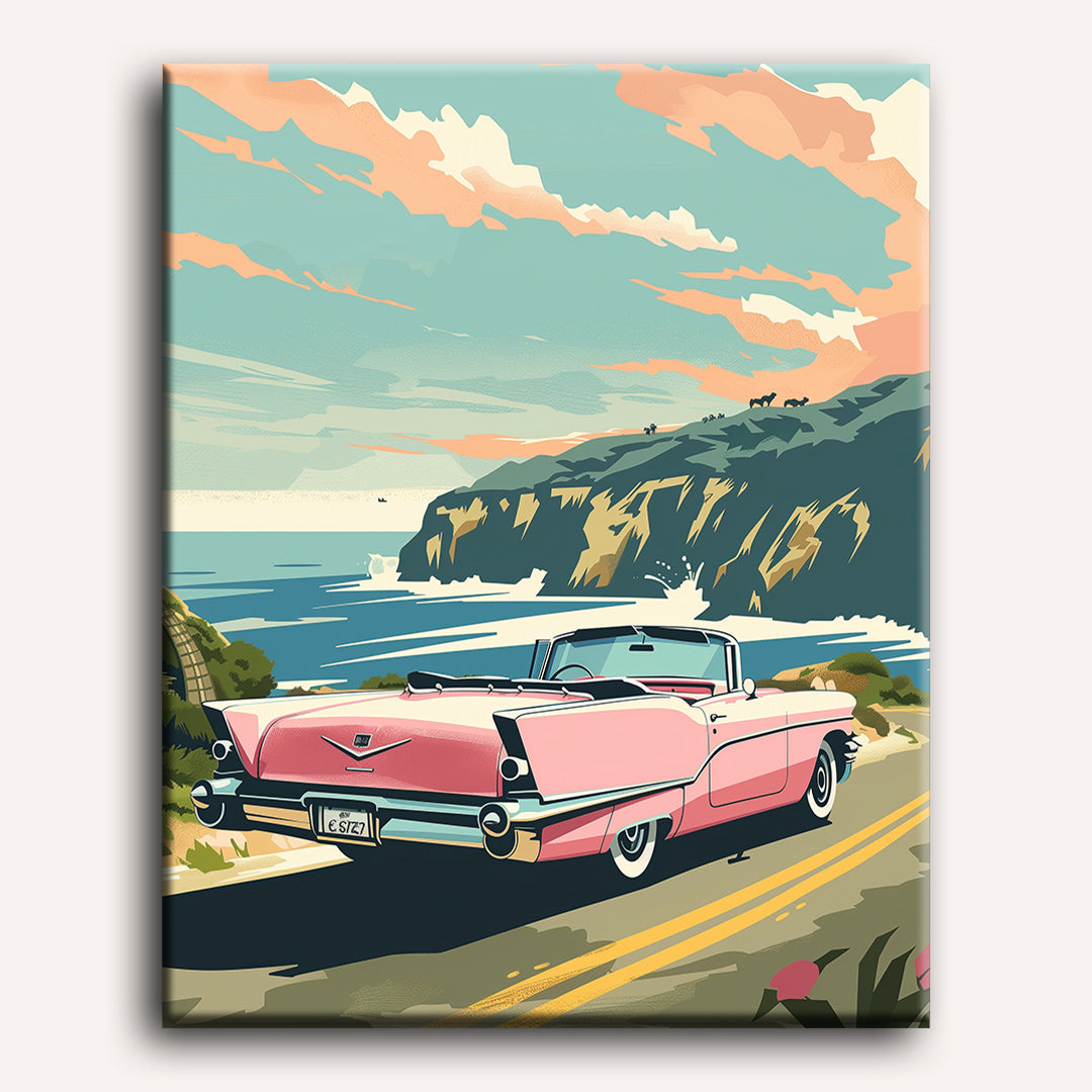 Coastal road trip | Paint by Number