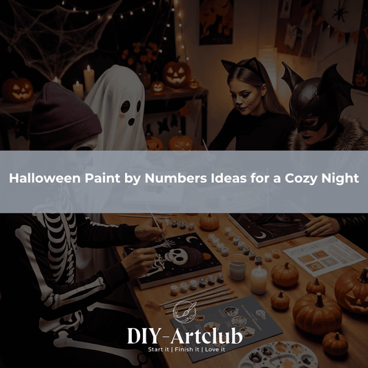 Halloween Paint by Numbers Ideas for a Cozy Night