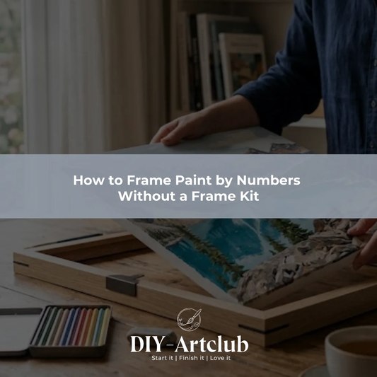 How to Frame Paint by Numbers Without a Frame Kit
