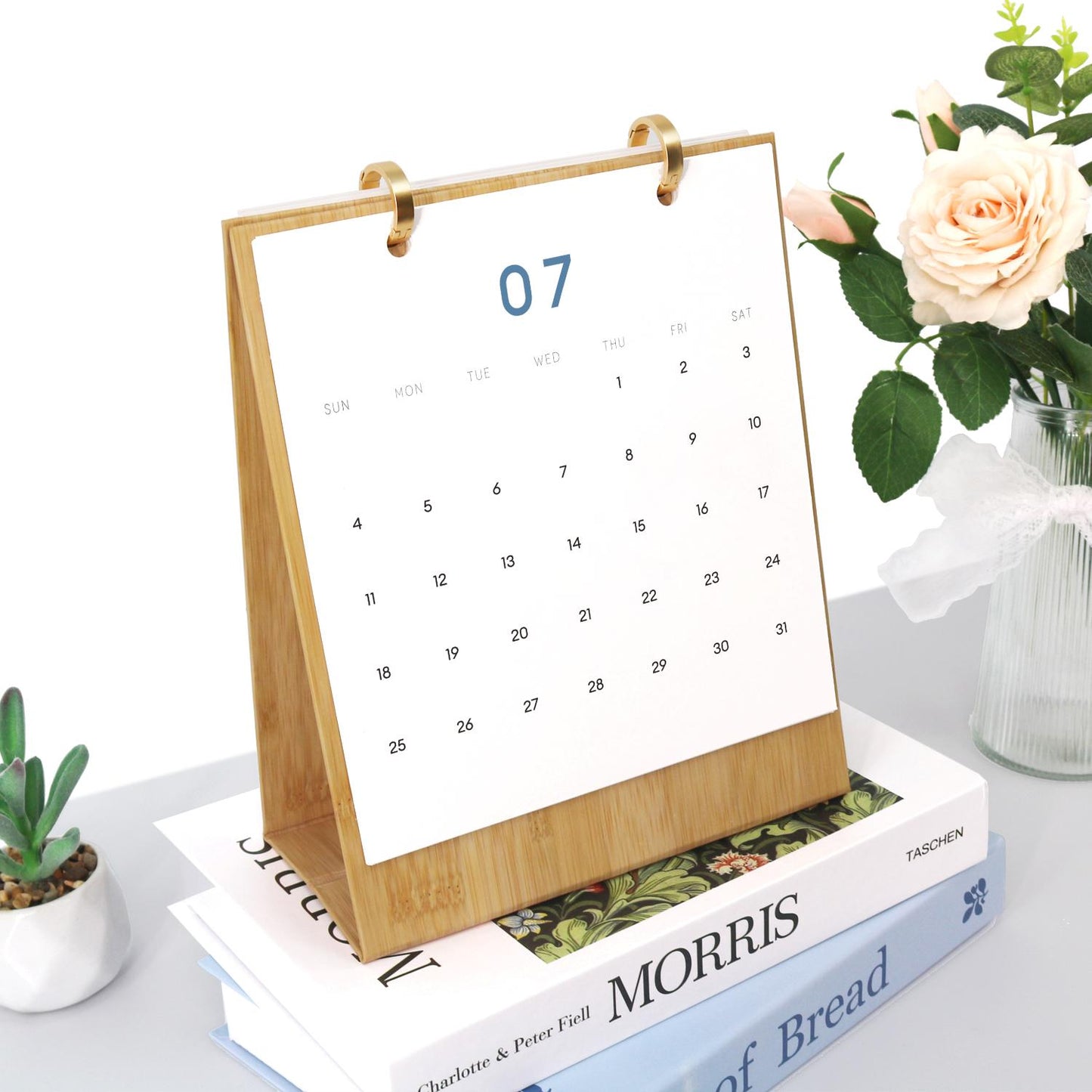 2027 Paint by Numbers Desk Calendar | Vintage Travel Edition