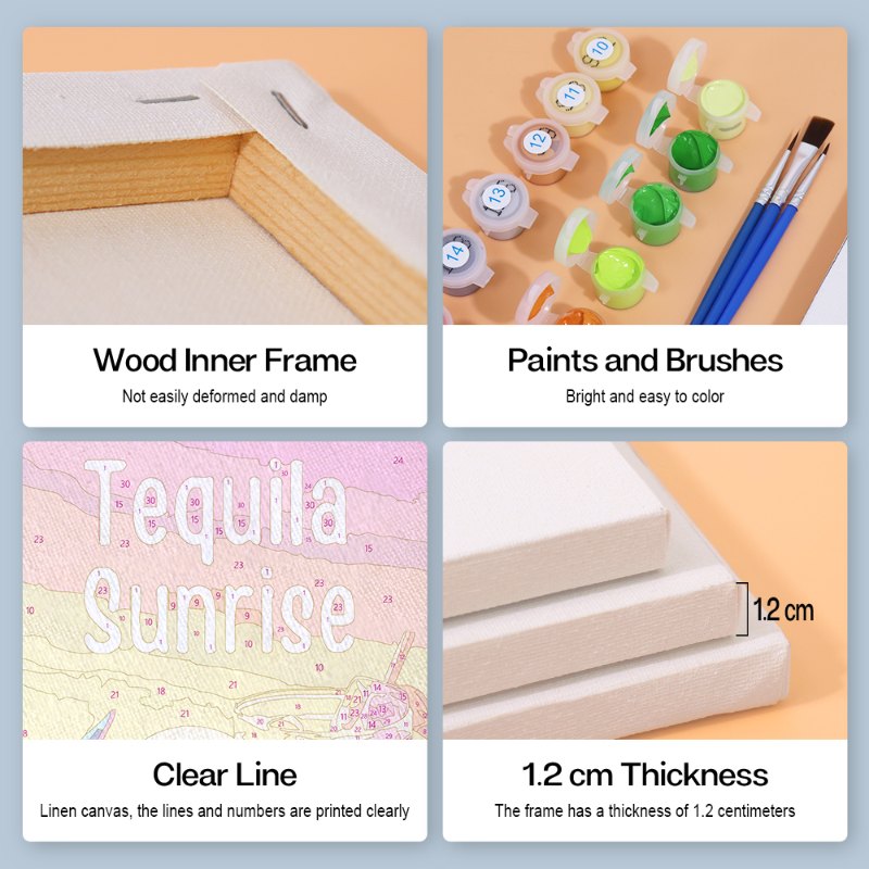 Paint by numbers - What's in your package - Image 5