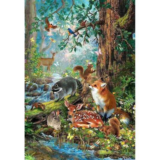 Paint by numbers - Wild Animals in the Forest | Paint by Numbers