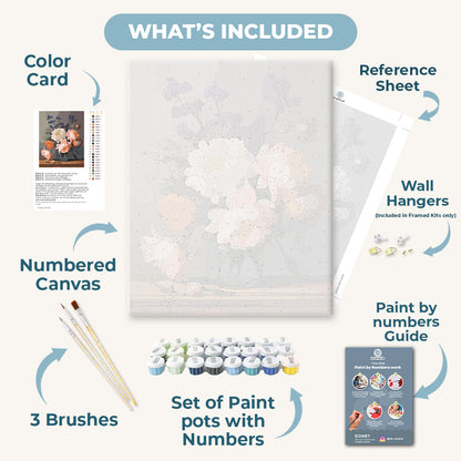 Fresh Flowers in a Vase | Paint by Numbers