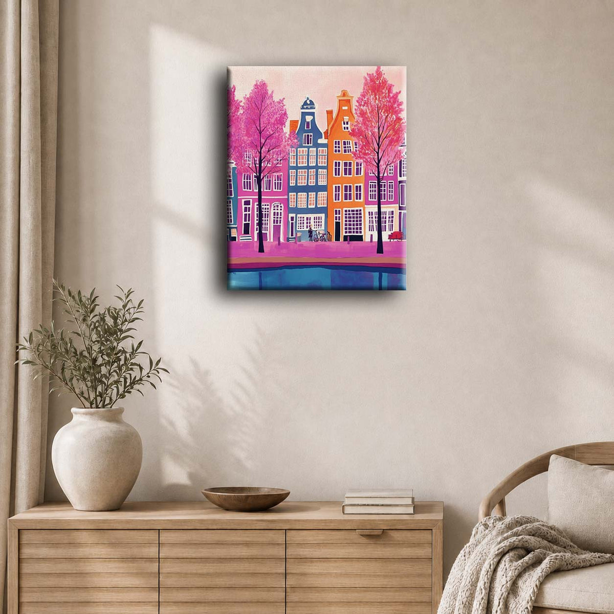 Fargerike Amsterdam | Maleri etter tall