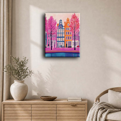 Fargerike Amsterdam | Maleri etter tall