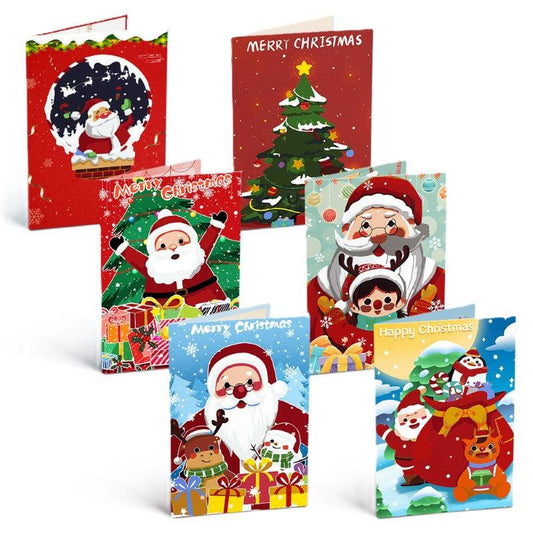 Paint by numbers - Paint by Numbers Christmas Cards 2 - 6 Pieces
