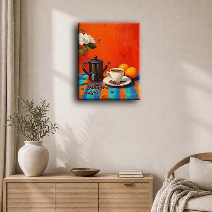 Coffee and oranges | Paint by Numbers