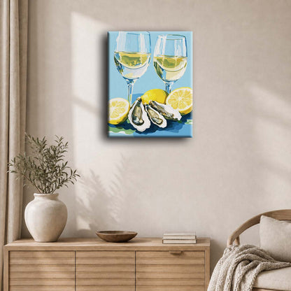 Oysters and Champagne | Paint by Numbers