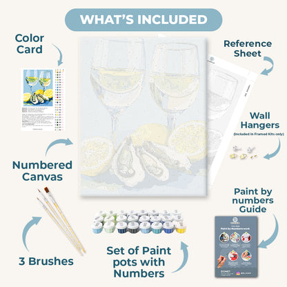 Oysters and Champagne | Paint by Numbers