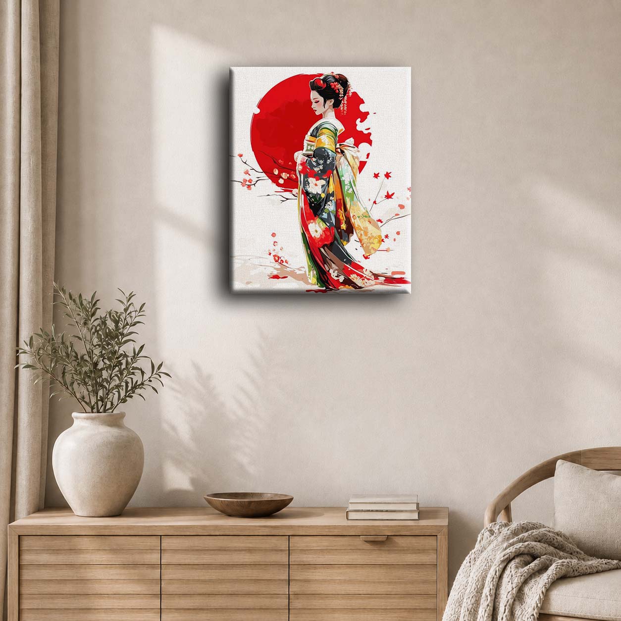 Japanese Geisha | Paint by Numbers – Diy Art Club Japanese Geisha | Paint by Numbers – Diy Art Club