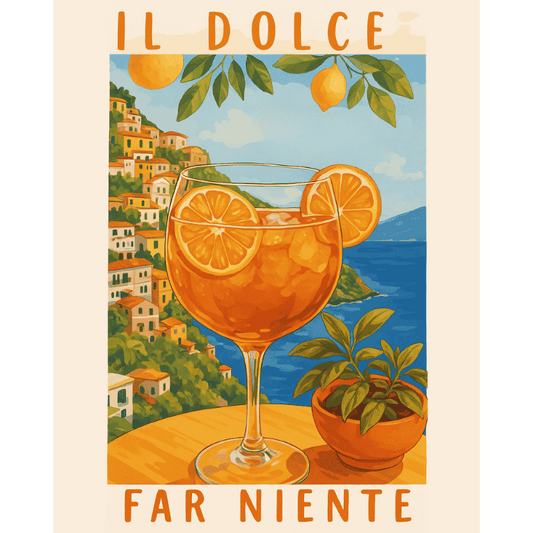 Aperol in Italy | Paint by Numbers-Paint by numbers
