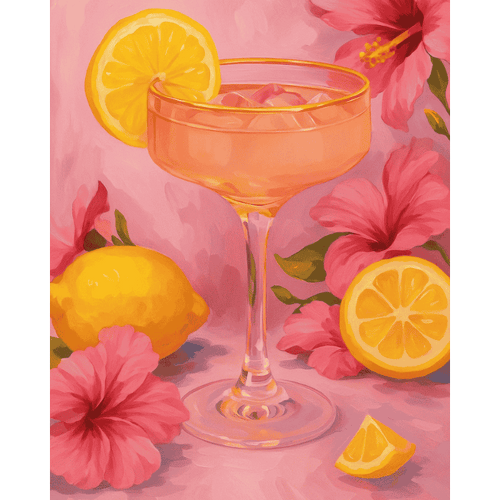Paint by numbers - Hawaiian cocktail | Paint by Numbers