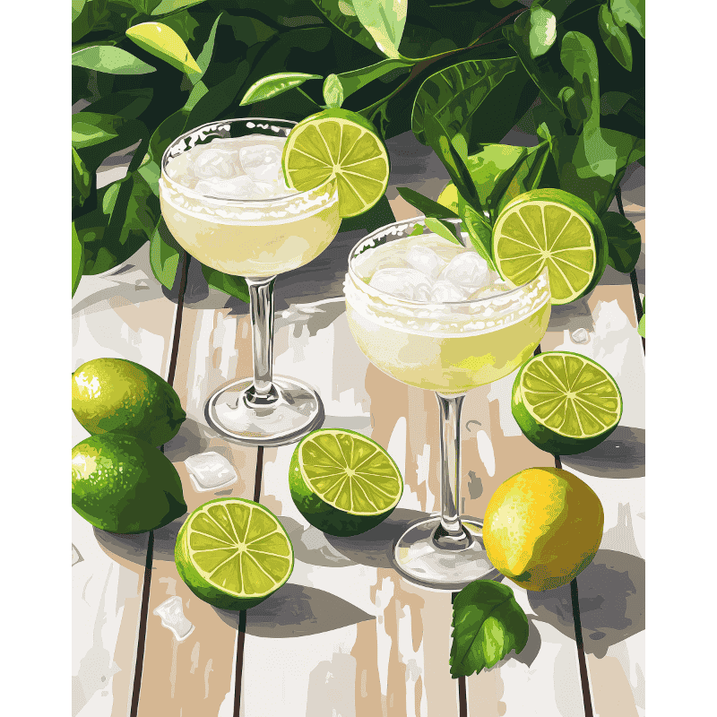 Margarita cocktails | Paint by Numbers-Paint by numbers