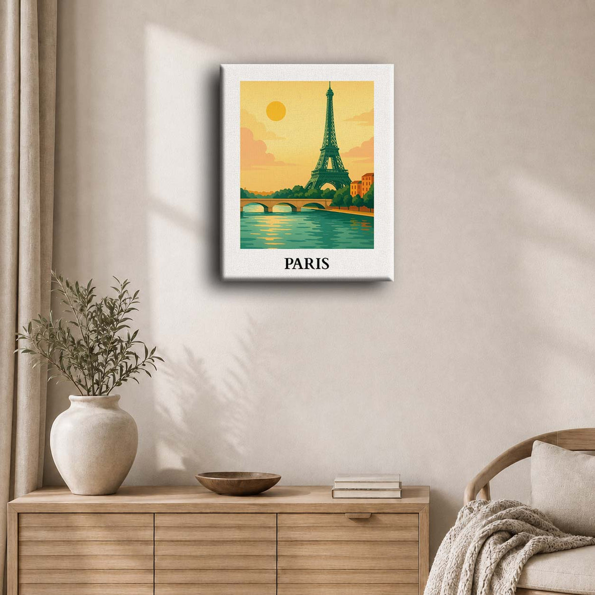 Travel Poster - Paris | Paint by Number