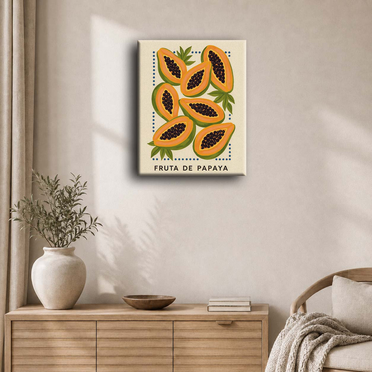 Italiensk papaya | Maleri etter tall