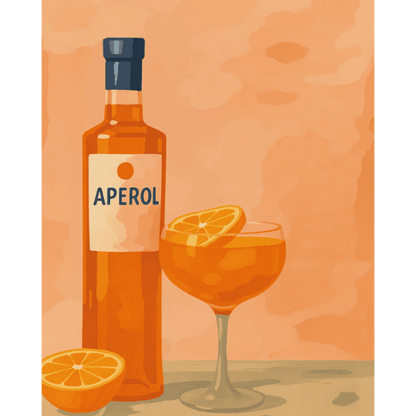 Aperol | Paint by Numbers-Paint by numbers