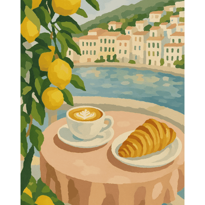 Summer breakfast | Paint by Number-Paint by numbers