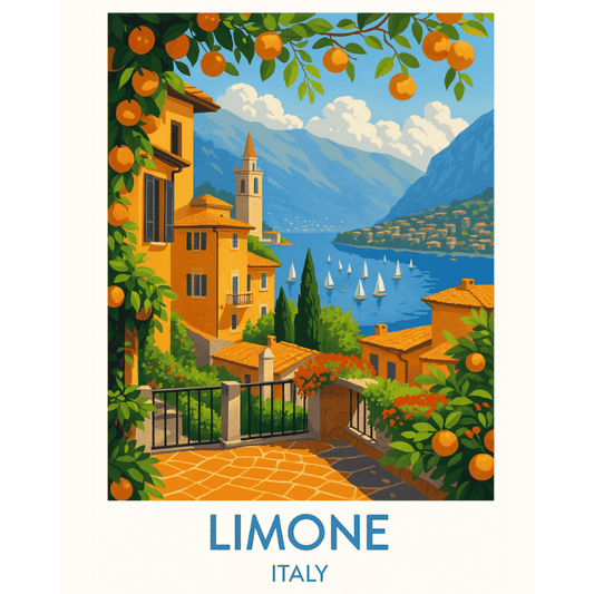 Limone Italy | Paint by Number-Paint by numbers