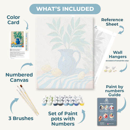 Lemons & Leafs | Paint by Number