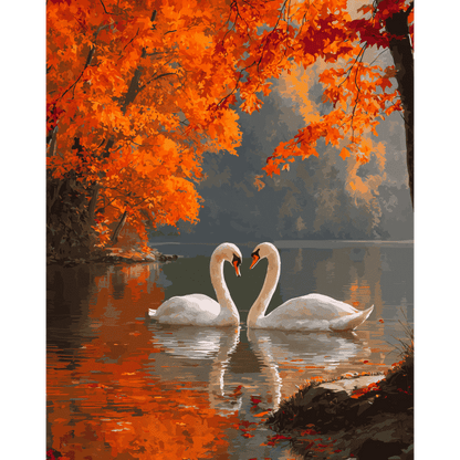 Lovely autumn | Paint by Number-Paint by numbers