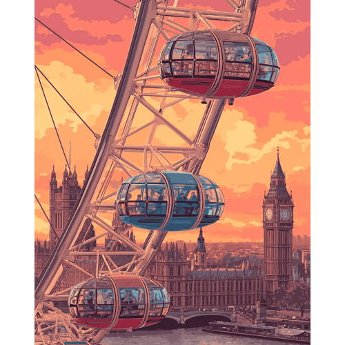 London skyline | Paint by Number