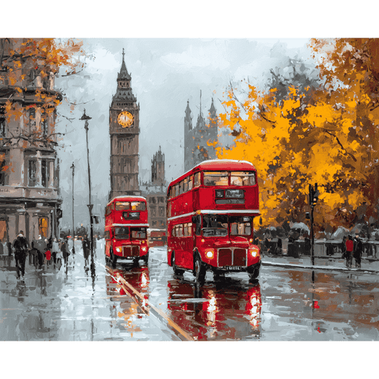 Timeless London | Paint by Number-Paint by numbers