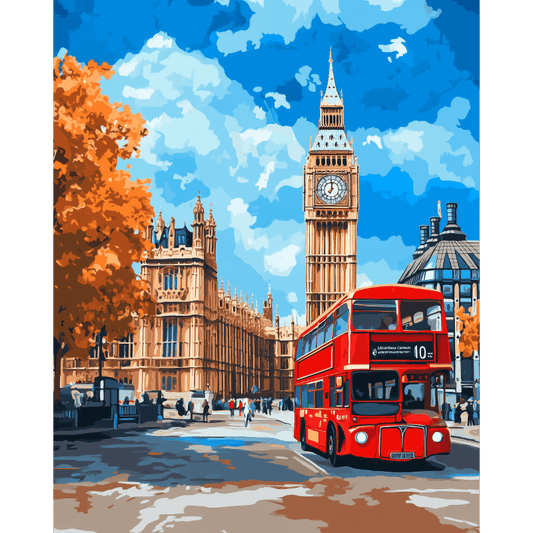 Classy London | Paint by Number-Paint by numbers