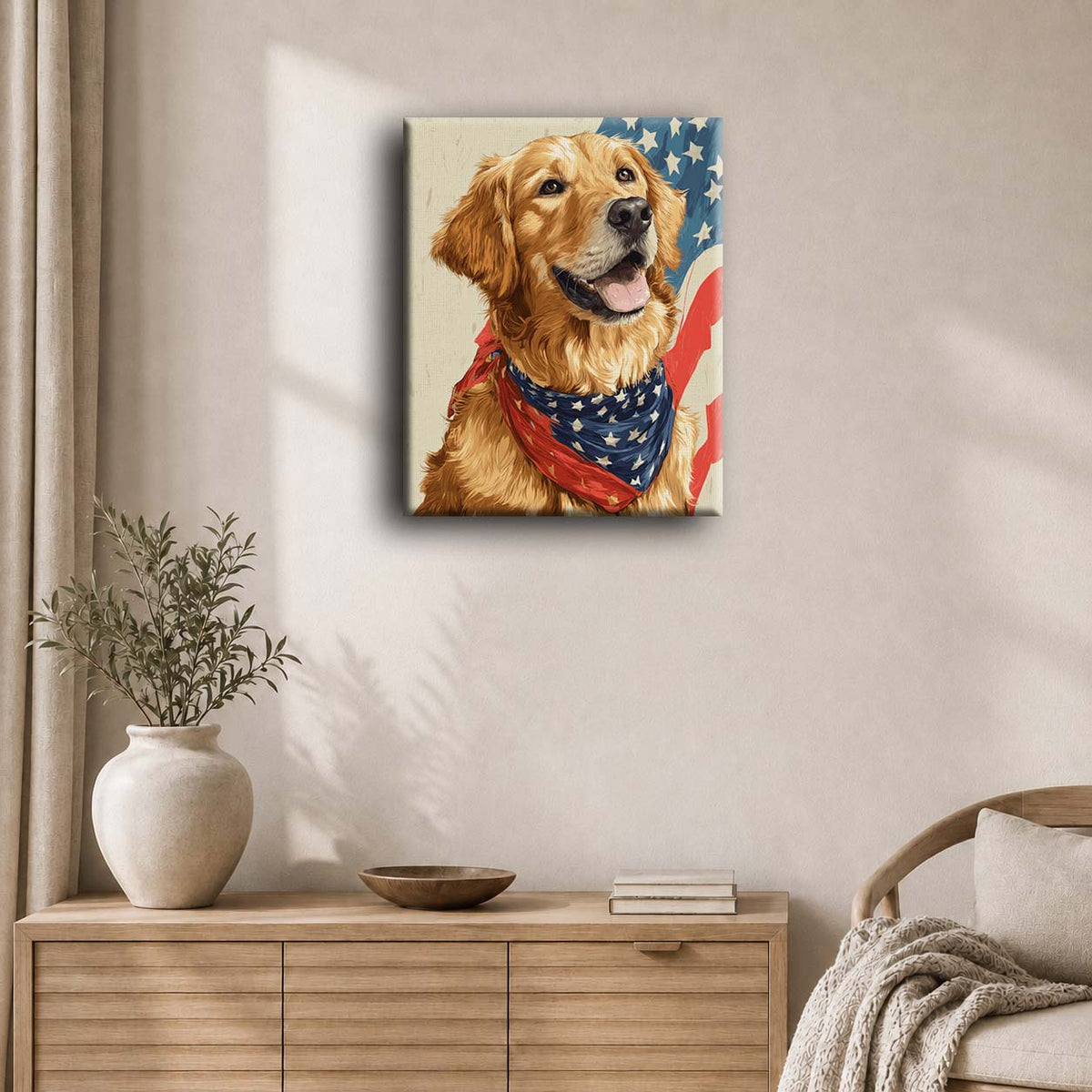 Patriotic dog | Dipingi con i numeri