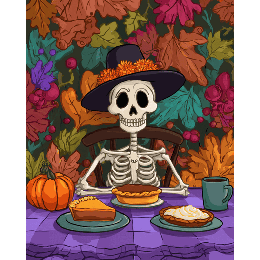A spooky feast | Paint by Number-Paint by numbers