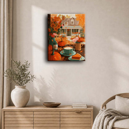Pumpkins & Pie | Paint by Number