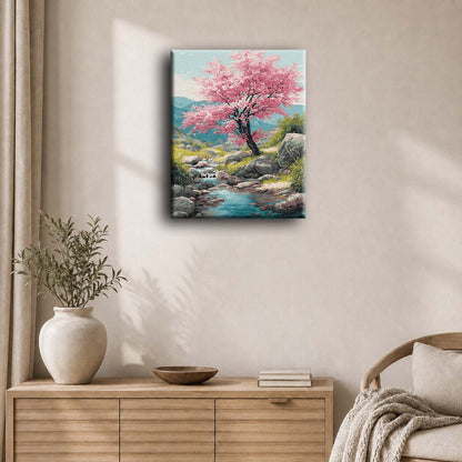 Cerezo en flor | Pintar por números