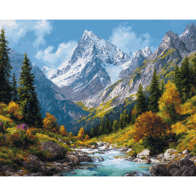 Source de la nature | Peinture à numéros