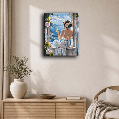 Wine by the Waves | Paint by Number