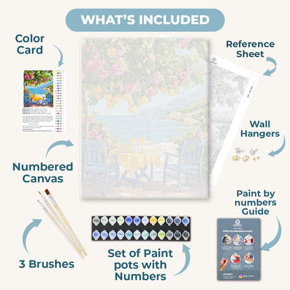 Citrus by the Sea | Paint by Number