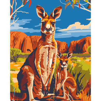 Spirit of Australia | Paint by Number-Paint by numbers