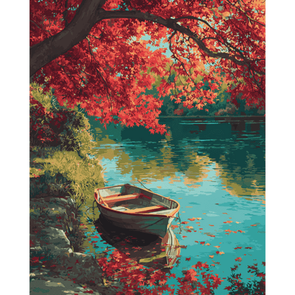 The quite shore | Paint by Number-Paint by numbers