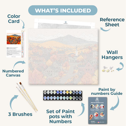 Autumn Hills | Paint by Number