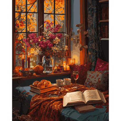 Cozy evening | Paint by Number-Paint by numbers