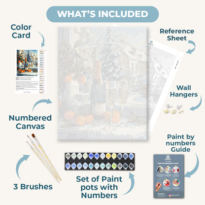 Christmas Champagne | Paint by Number