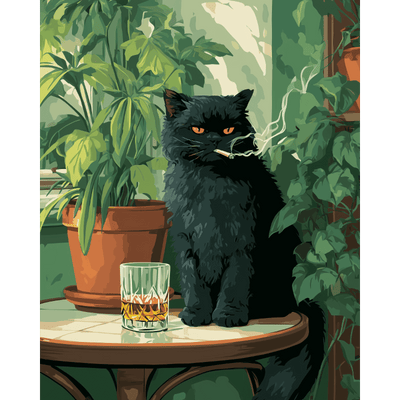 Grumpy cat | Paint by Number