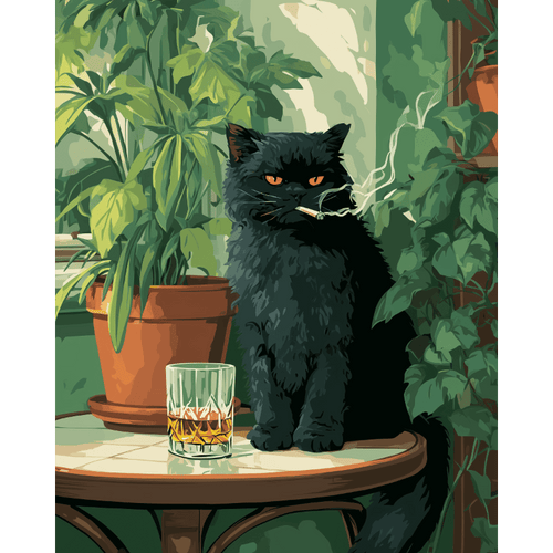 Grumpy cat | Paint by Number