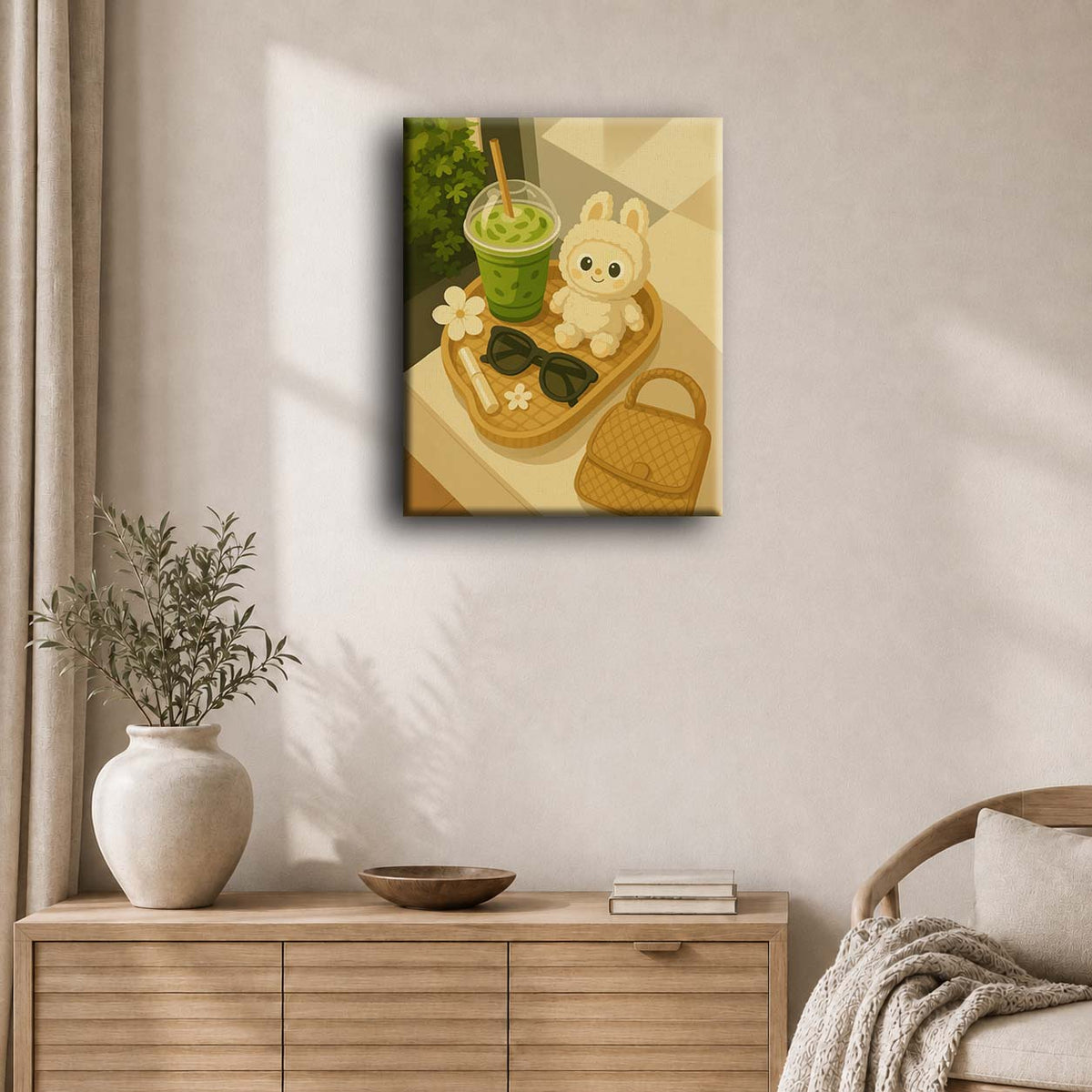 Matcha-pause | Maleri etter tall