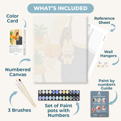 Stylish bag charm | Paint by Number