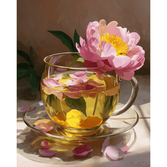 Herbal Tea | Paint by Number-Paint by numbers