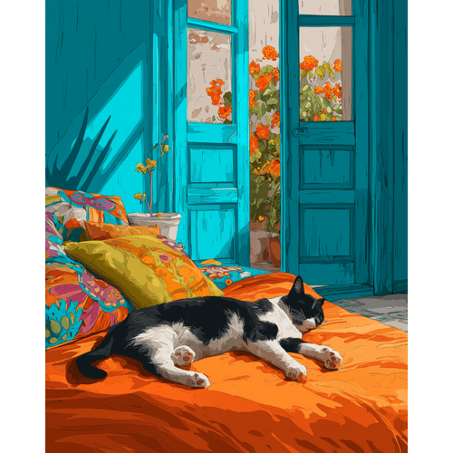 A daytime nap | Paint by Number