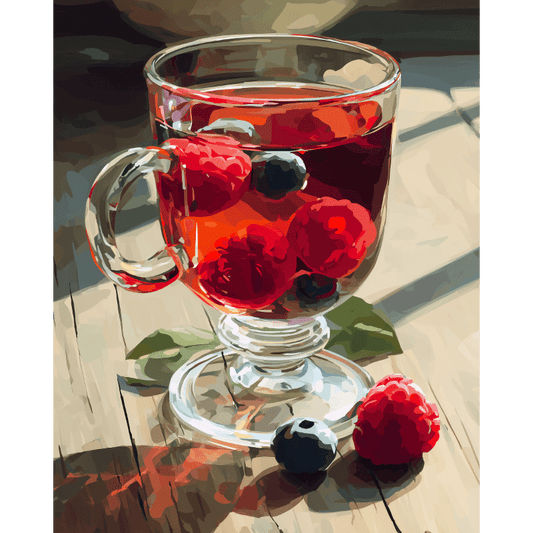 Té de bayas | Pintar por números-Pintar por números