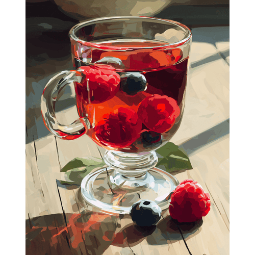 Berry Tea | Paint by Number