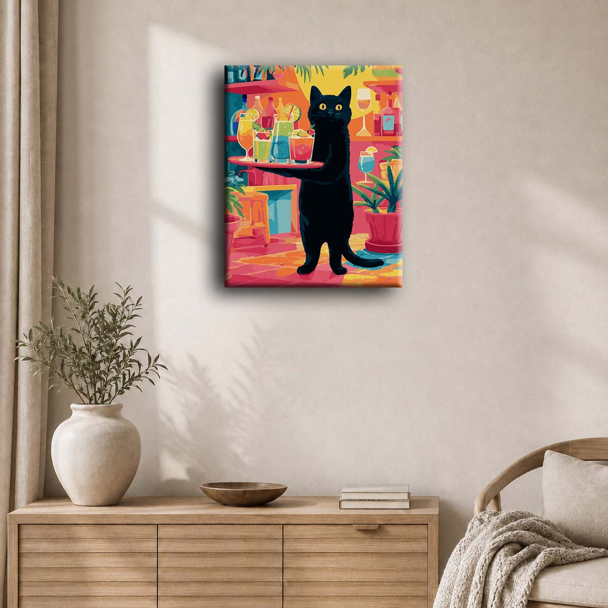 A Barman cat | Paint by Number