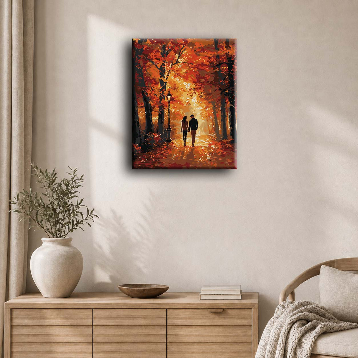 An Autumn walk | Paint by Number
