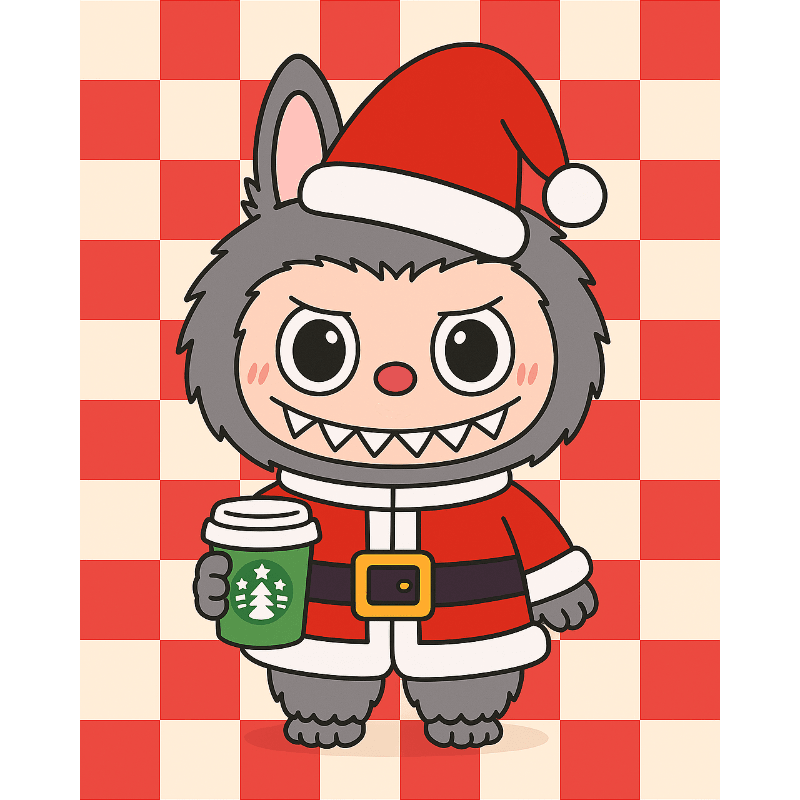 Christmas Doll | Paint by Number-Paint by numbers